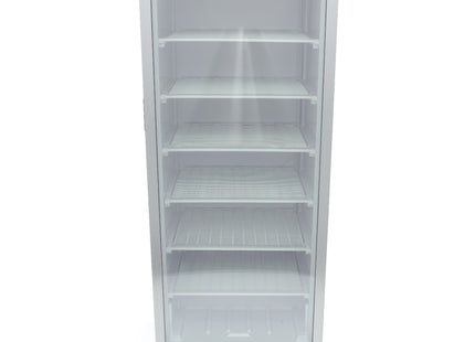 Frys - 600L - Rostfritt stål - med glas Dörr