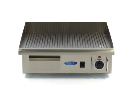 Griddle - Grooved - 55cm - incl Drip tray