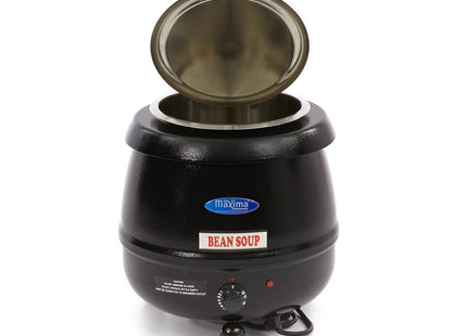 Bouilloire à soupe - 10L - Marmite intérieure amovible - avec évidement pour cuillère