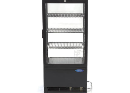 Vitrine Réfrigérateur - 78L - 43cm - Noir