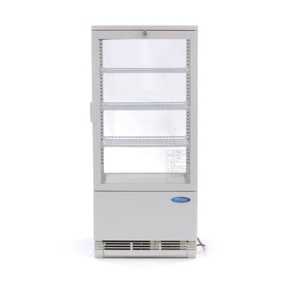 Vitrine Réfrigérateur - 78L - 43cm - Blanc