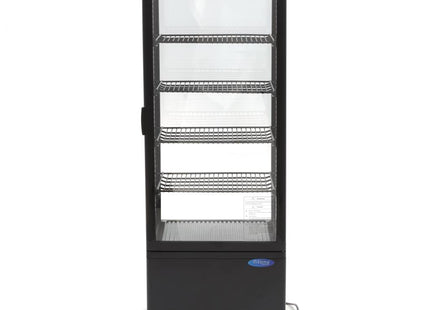 Vitrine Réfrigérateur - 98L - 43cm - Noir