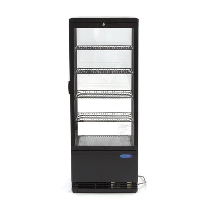 Display Køleskab - 98L - 43cm - Sort