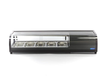 Ekspozytor do sushi i tapas - 52 l - w tym 5 x 1/3 GN - Blat