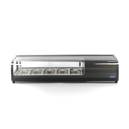 Sushi och Tapas Display - 52L - inkl 5 x 1/3 GN - Bordsskiva