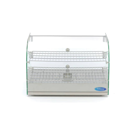 Oppvarmet matdisplay - 45L - 55cm - 2 hyller