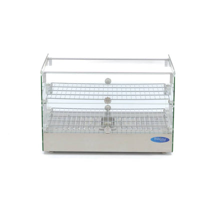 Beheiztes Lebensmitteldisplay – 50 l – 55 cm – 2 Regale