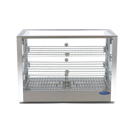 Oppvarmet matdisplay - 115L - 70cm - 3 hyller