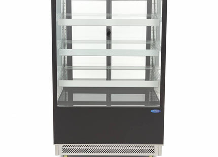 Frigo vitrine - 400L - 90cm - sur roulettes