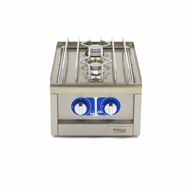 Commercial Grade Cooker - 2 Burners - Single Unit - 60cm Deep - Gas