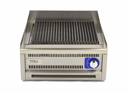 Chargrill de qualité commerciale - Unité double - 60 cm de profondeur - Gaz