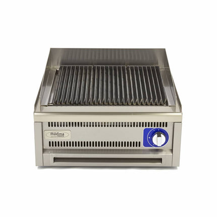 Chargrill de qualité commerciale - Unité double - 60 cm de profondeur - Gaz