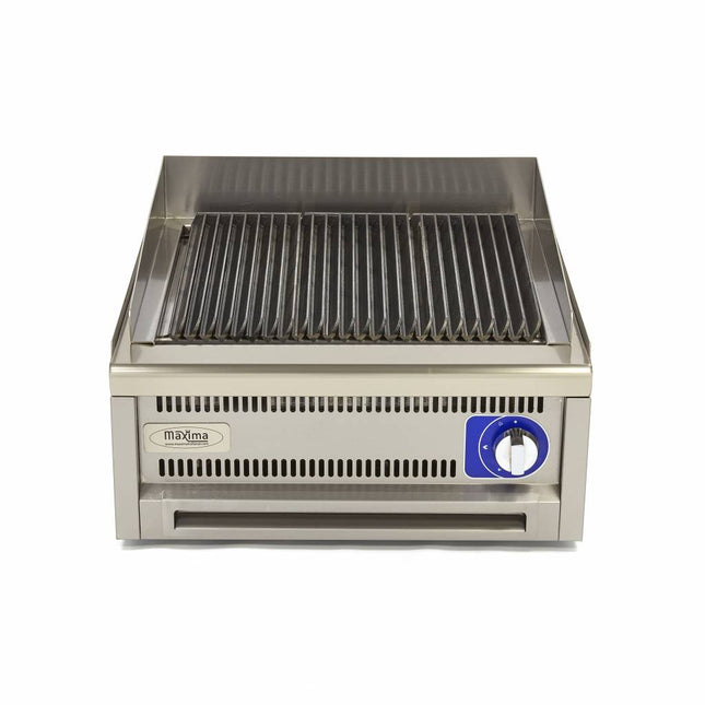Chargrill de qualité commerciale - Unité double - 60 cm de profondeur - Gaz