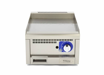 Płyta do grillowania klasy komercyjnej – gładka – pojedyncza jednostka – głębokość 60 cm – gaz