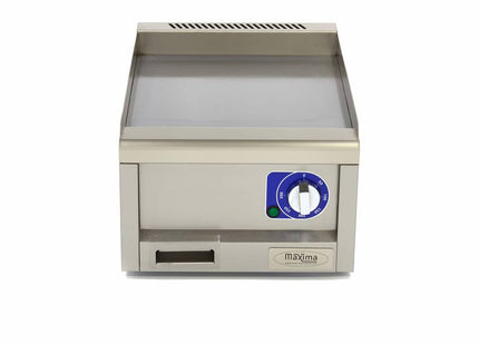 Plancha de Qualité Commerciale - Lisse - Unité Unique - 60cm de Profondeur - Électrique