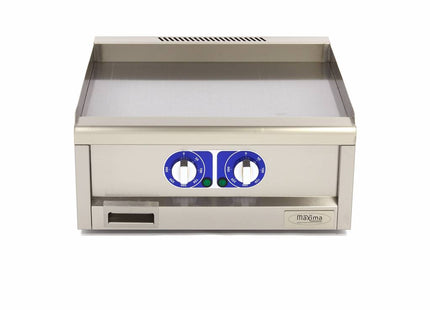Plaque de cuisson de qualité commerciale - Lisse - Unité double - Profondeur 60 cm - Électrique - 400 V