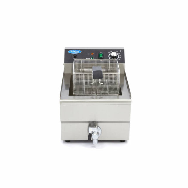 Deep Fryer - 16L - 1 Basket - with Drain Tap