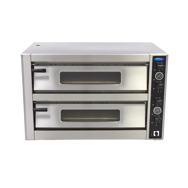 Pizzaofen – Passend für 12 x Ø30 cm große Pizzen – Doppeldeck