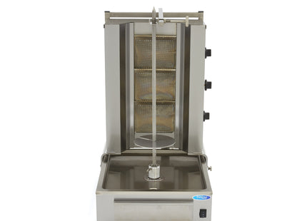 Kebab Grill - 3 brændere - 40 kg kød - gas