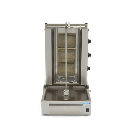 Kebab-Grill – 3 Brenner – 40 kg Fleisch – Gas