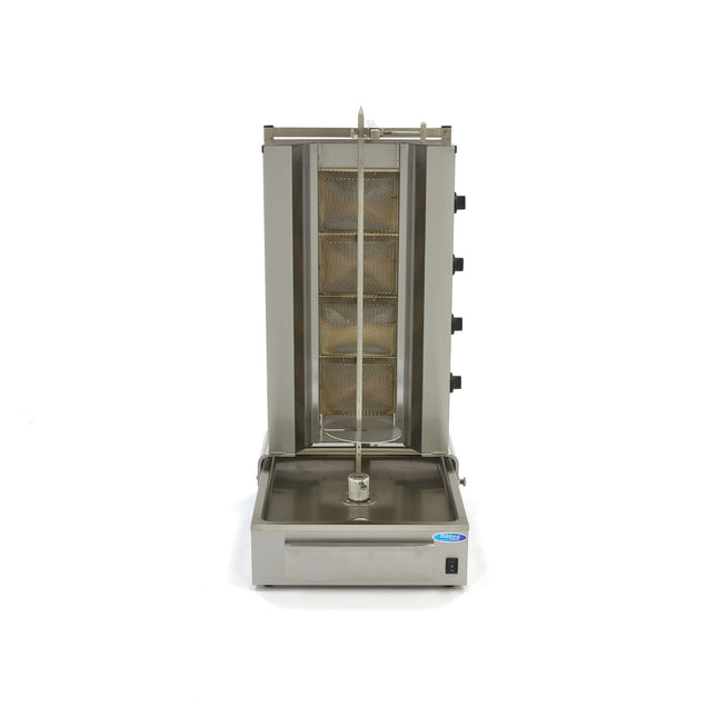 Kebab Grill - 4 Burners - 70kg Meat - Gas