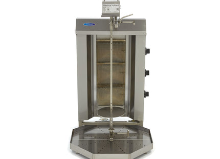 Kebab Grill - 3 Burners - 30kg Meat - Gas