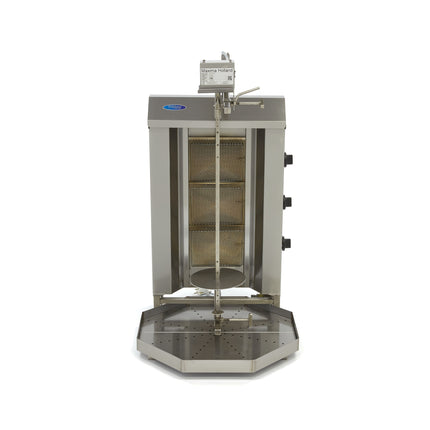 Kebab-Grill – 3 Brenner – 30 kg Fleisch – Gas