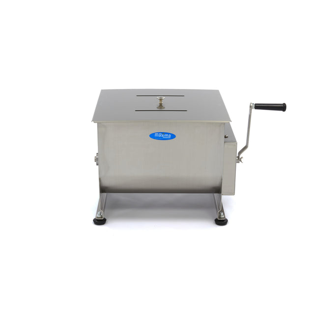 Kjøttmikser - 30L - 25kg Kjøtt - Dobbelaksel - Manuell