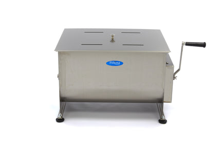 Kjøttmikser - 50L - 43kg Kjøtt - Dobbelaksel - Manuell
