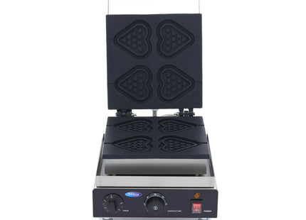 Waffle Maker - 4 Pieces - Hearts on Sticks