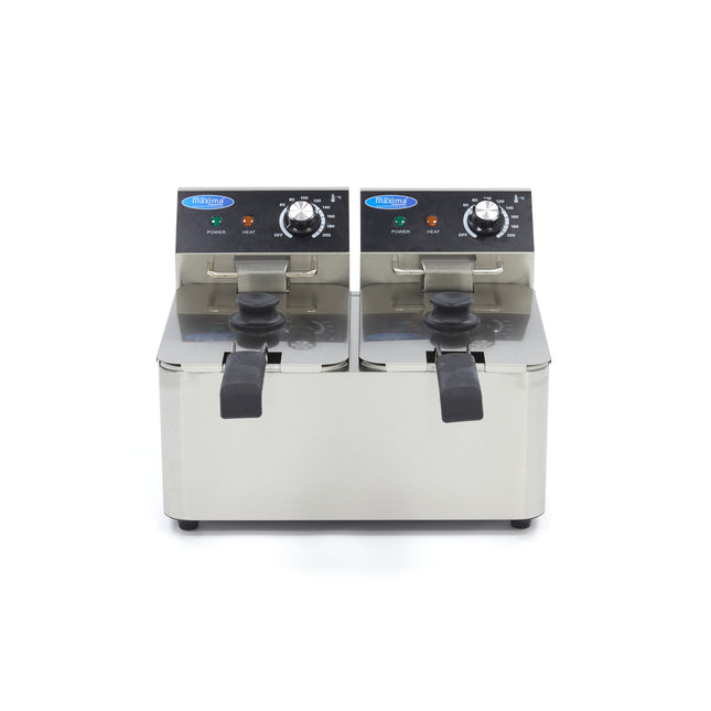 Deep Fryer - 2 x 4L - 2 Baskets - up to 1,5kg of Fries