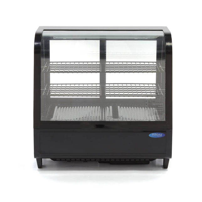Displej Lednice - 100L - 68cm - Černá - Zadní posuvné dveře