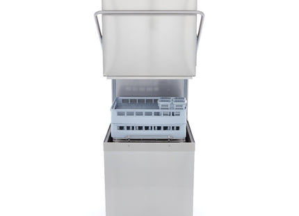 Pass Through Dishwasher - 50x60cm - With Rinse Aid and Soap Pumps - 400V