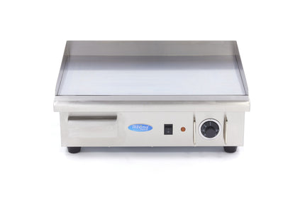 Griddle - Smooth Chrome - 55cm - incl Drip tray