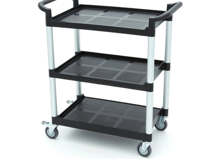 Serving Trolley – 3 Plastic Shelves – 86,5 x 42,5cm