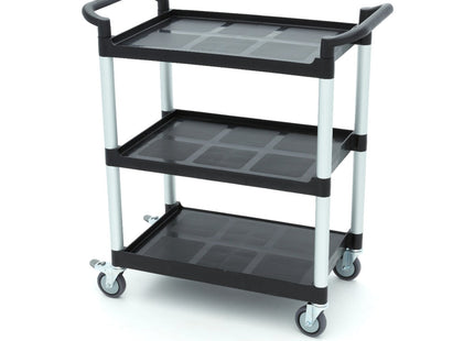 Serving Trolley – 3 Plastic Shelves – 86,5 x 42,5cm