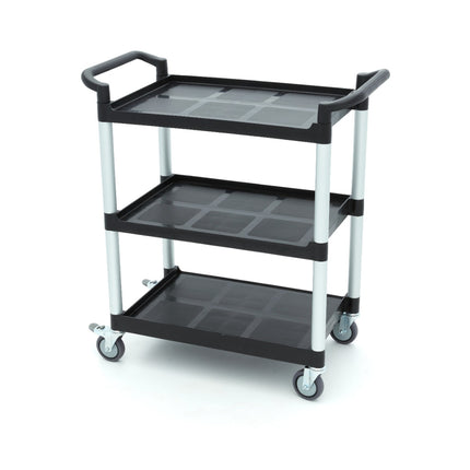 Serveringsvogn – 3 plasthyller – 86,5 x 42,5 cm