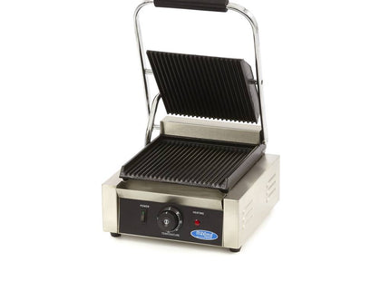 Kontakt Grill - Rillet - Enkelt Grillplade - 22cm