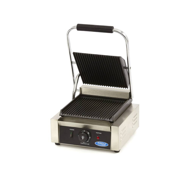 Grill Contact - Rainuré - Plaque Grill Simple - 22cm