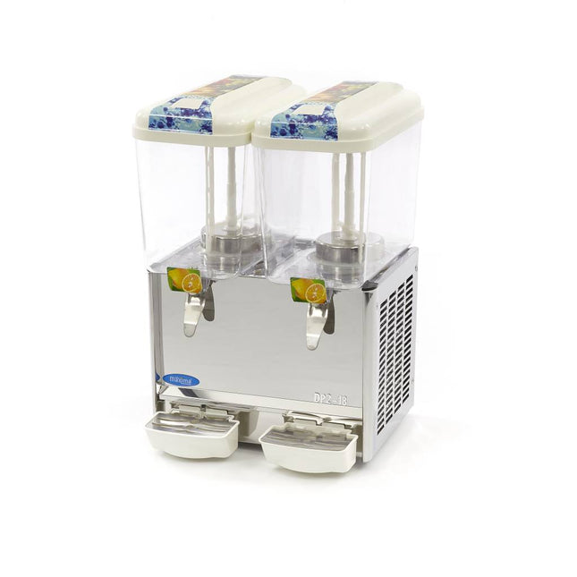Drikkedispenser - 2 x 18L - Elektrisk - inkl. røremekanisme
