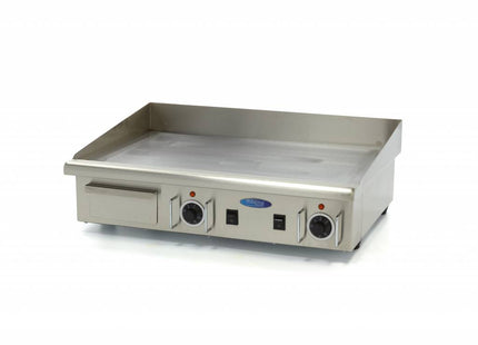 Plancha - Lisse - 73 cm - avec bac d'égouttage - 400 V