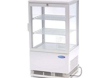 Vitrine Réfrigérateur - 58L - 43cm - Blanc