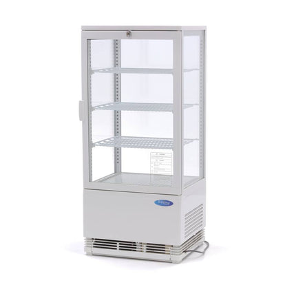 Vitrine Réfrigérateur - 78L - 43cm - Blanc