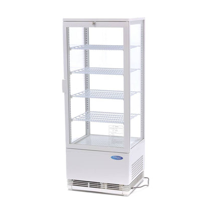 Lodówka wystawowa - 98L - 43cm - Biała