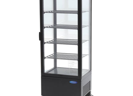 Vitrine Réfrigérateur - 98L - 43cm - Noir