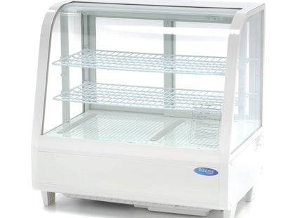Frigo Vitrine - 100L - 68cm - Blanc