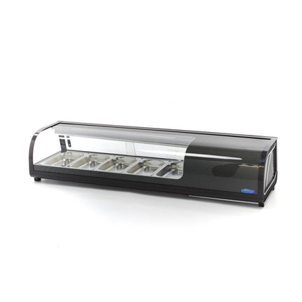 Sushi och Tapas Display - 52L - inkl 5 x 1/3 GN - Bordsskiva