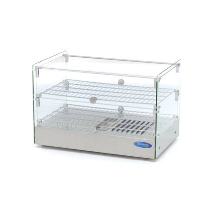 Beheiztes Lebensmitteldisplay – 50 l – 55 cm – 2 Regale