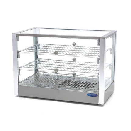 Oppvarmet matdisplay - 115L - 70cm - 3 hyller