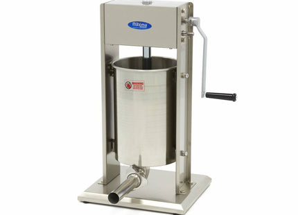 Machine à Saucisses - 12L - Verticale - avec 4 Tubes de Remplissage